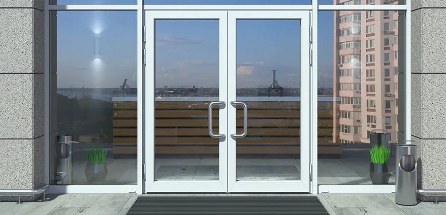 storefront glass repair in Davie, FL